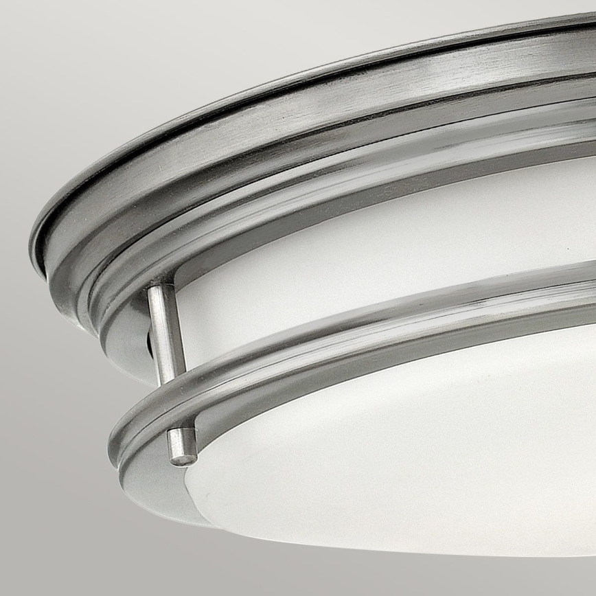 Quintiesse - Plafoniera da esterno HADRIAN 2xE27/40W/230V Ø 30,5 cm IP44 cromo opaco
