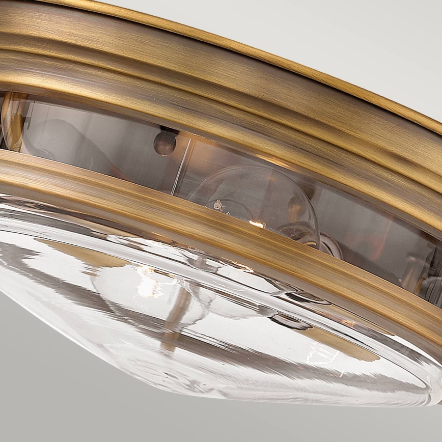 Quintiesse - Außen-Deckenleuchte HADRIAN 2xE27/40W/230V Ø 30,5 cm IP44 bronzefarben