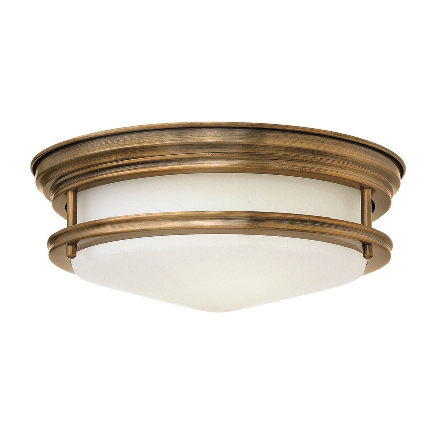 Quintiesse - Plafoniera da esterno HADRIAN 2xE27/40W/230V Ø 30,5 cm IP44 bronzo