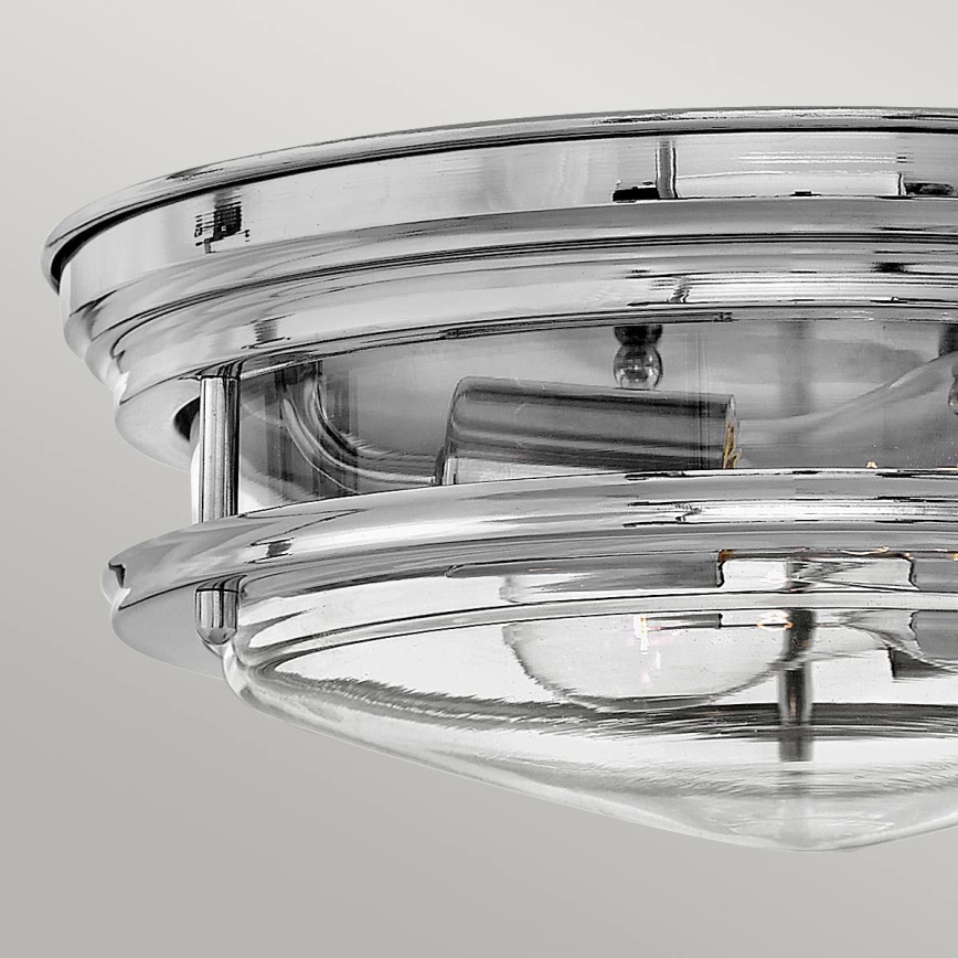 Quintiesse - Außen-Deckenleuchte HADRIAN 2xE27/40W/230V Ø 27,8 cm IP44 Hochglanz-Chrom