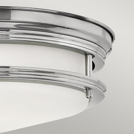 Quintiesse - Plafonnier d'extérieur HADRIAN 2xE27/40W/230V Ø 27,8 cm IP44 chrome brillant