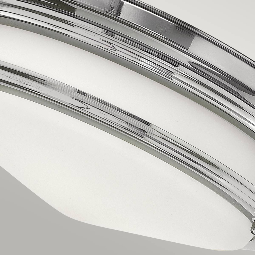 Quintiesse - Plafonnier d'extérieur HADRIAN 2xE27/40W/230V Ø 27,8 cm IP44 chrome brillant