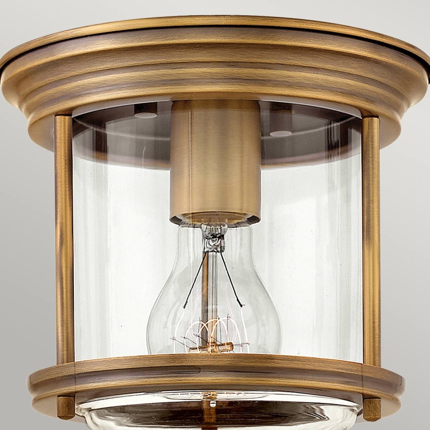 Quintiesse - Plafoniera da esterno HADRIAN 1xE27/60W/230V Ø 19,6 cm IP44 finitura bronzo