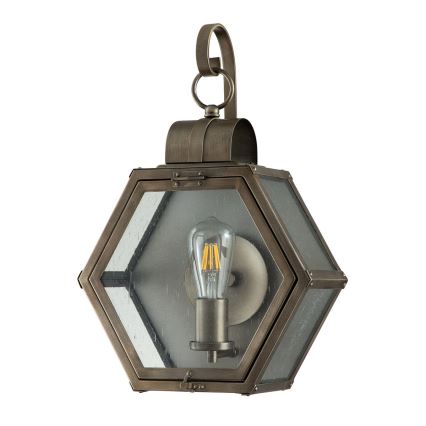 Quintiesse - Applique da esterno HEATH M 1xE27/60W/230V IP44 finitura bronzo