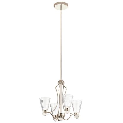 Quintiesse - Suspension LED pour salle de bains sur tige KAYVA LED/24W/230V IP44 chrome brillant