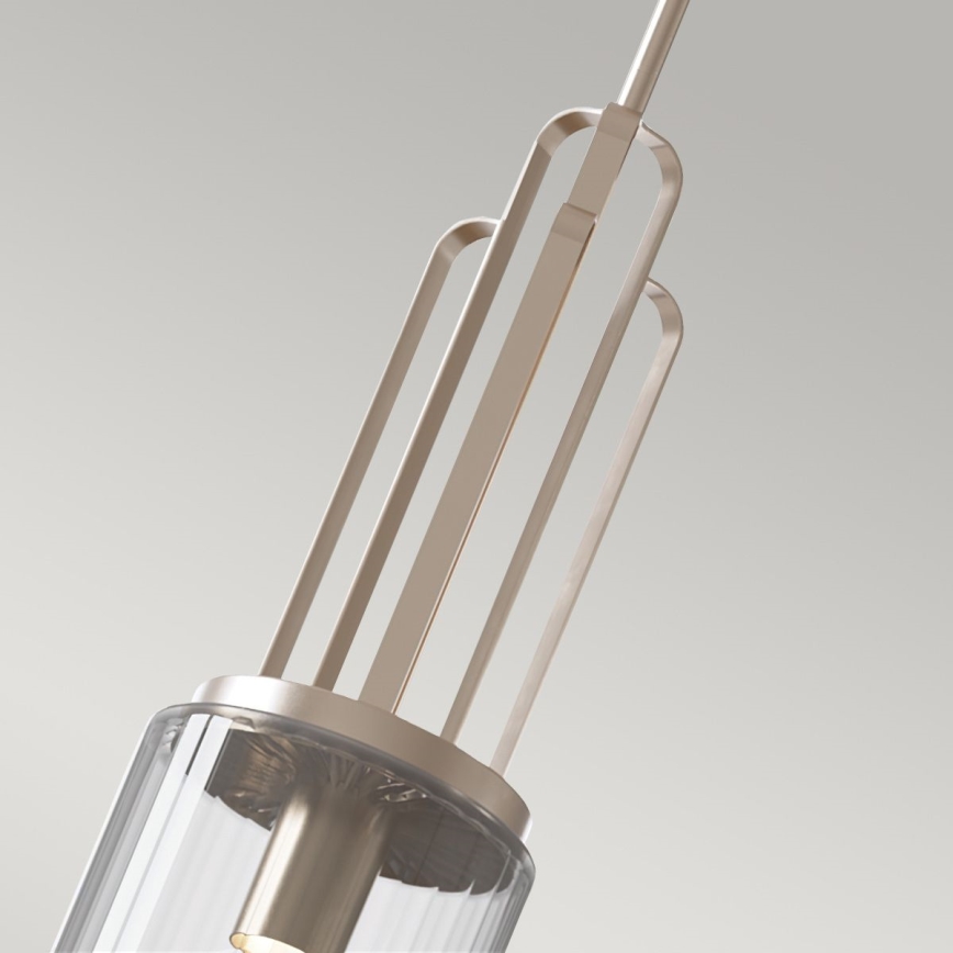 Quintiesse - Lampadario a stelo KIMROSE 1xE27/60W/230V diam. 17,8 cm cromo lucido