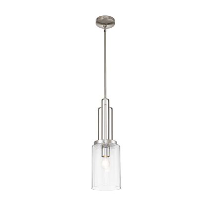 Quintiesse - Pendelleuchte an Stange KIMROSE 1xE27/60W/230V Ø 17,8 cm glänzender Chrom