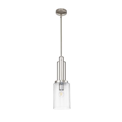 Quintiesse - Pendelleuchte an Stange KIMROSE 1xE27/60W/230V Ø 17,8 cm glänzender Chrom