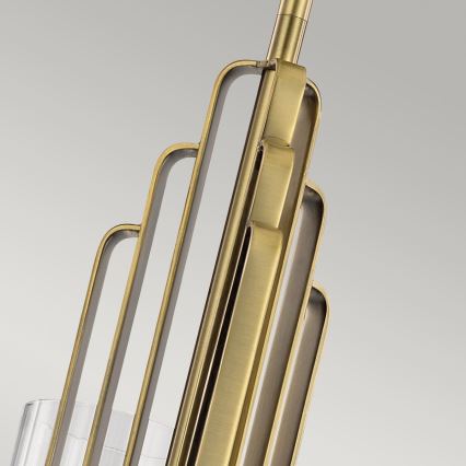 Quintiesse - Lustre sur tige KIMROSE 3xE14/40W/230V Ø 45,9 cm doré