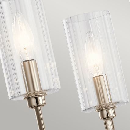 Quintiesse - Lampadario a stelo KIMROSE 6xE14/40W/230V Ø 68,6 cm cromo lucido