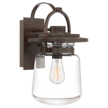 Quintiesse - Applique murale d'extérieur LASALLE M 1xE27/60W/230V IP44 bronze