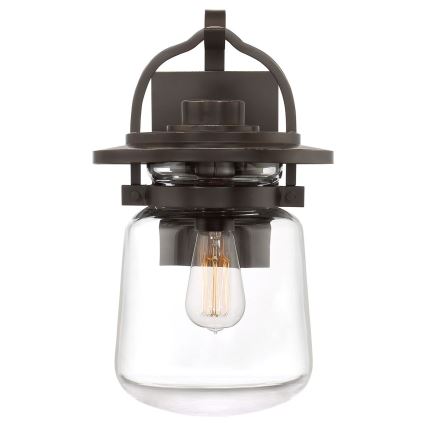 Quintiesse - Applique murale d'extérieur LASALLE M 1xE27/60W/230V IP44 bronze