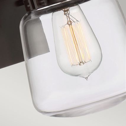 Quintiesse - Lampada da parete per esterni LASALLE S 1xE27/60W/230V IP44 bronzo