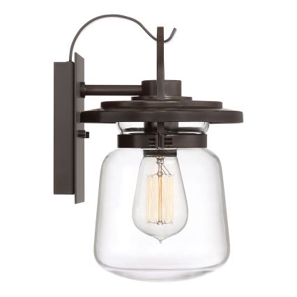 Quintiesse - Außenwandleuchte LASALLE S 1xE27/60W/230V IP44 bronzefarben