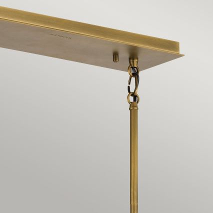 Quintiesse - Lampadario a stelo LINARA 5xE27/60W/230V nero/oro