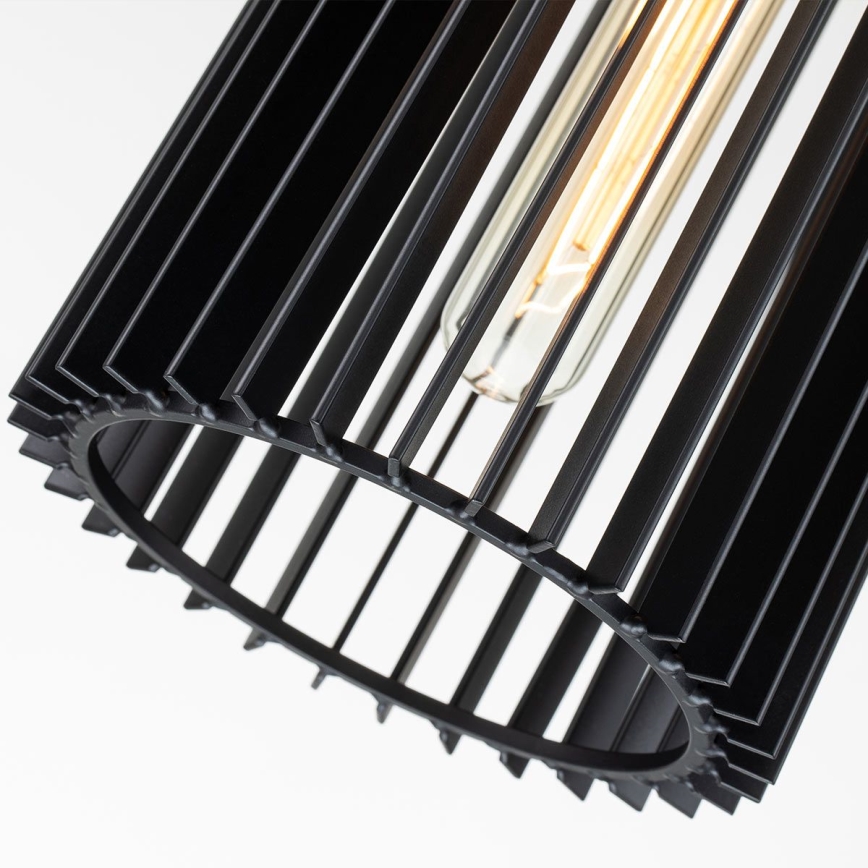 Quintiesse - Lampadario a stelo LINARA 1xE27/60W/230V Ø 15,2 cm nero/oro