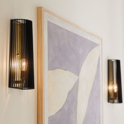 Quintiesse - Applique da parete LINARA 1xE27/60W/230V nero/oro