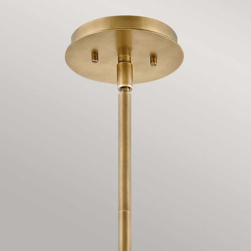 Quintiesse - Pendelleuchte mit Stange LOTUS 1xE27/60W/230V Ø 40,7 cm goldfarben