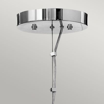 Quintiesse - MONDO LED-Pendelleuchte an Kabel 3xG9/3W/230V Ø 45,7 cm glänzender Chrom