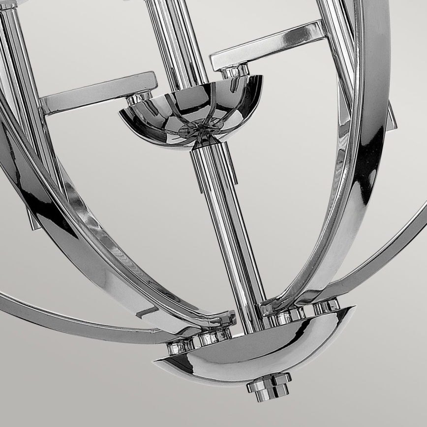 Quintiesse - Suspension LED sur câble MONDO 3xG9/3W/230V Ø 45,7 cm chromé brillant