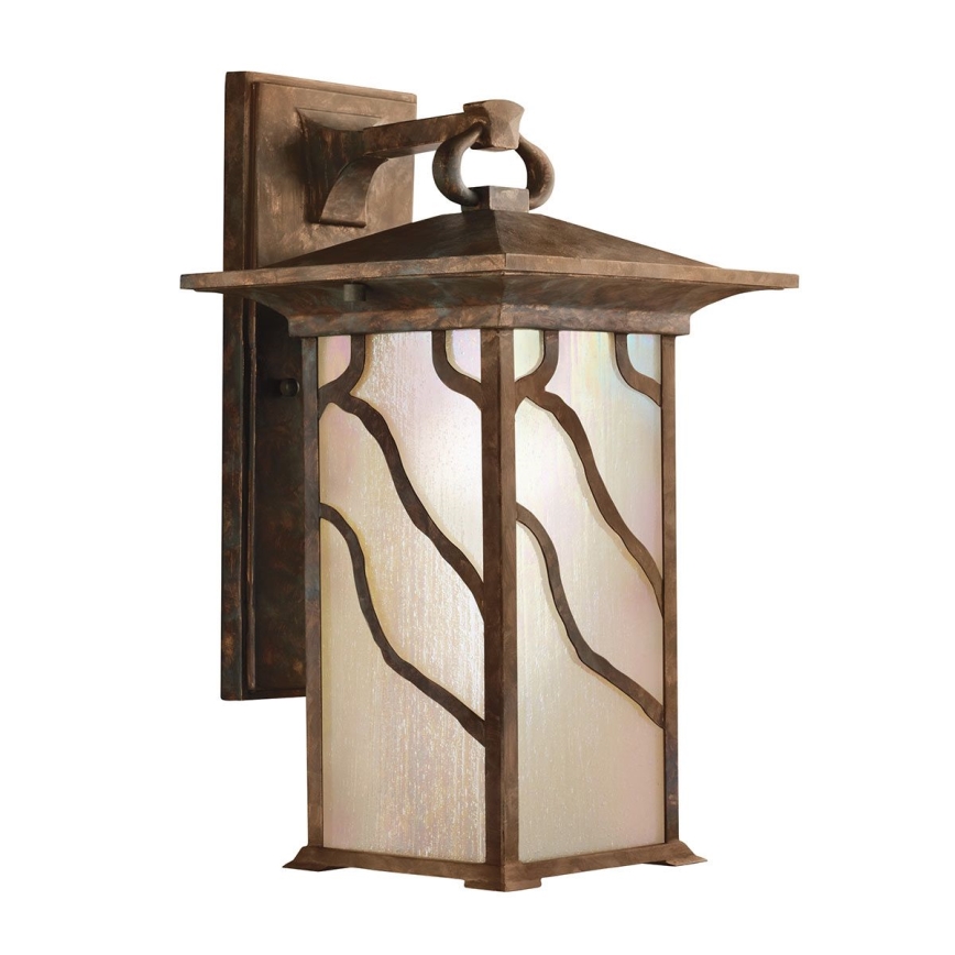 Quintiesse - Lampada da parete per esterni MORRIS L 1xE27/60W/230V IP44 bronzo