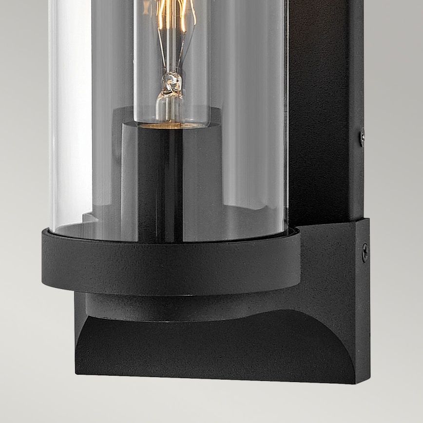 Quintiesse - Applique murale extérieure PEARSON M 1xE27/60W/230V IP44 noire