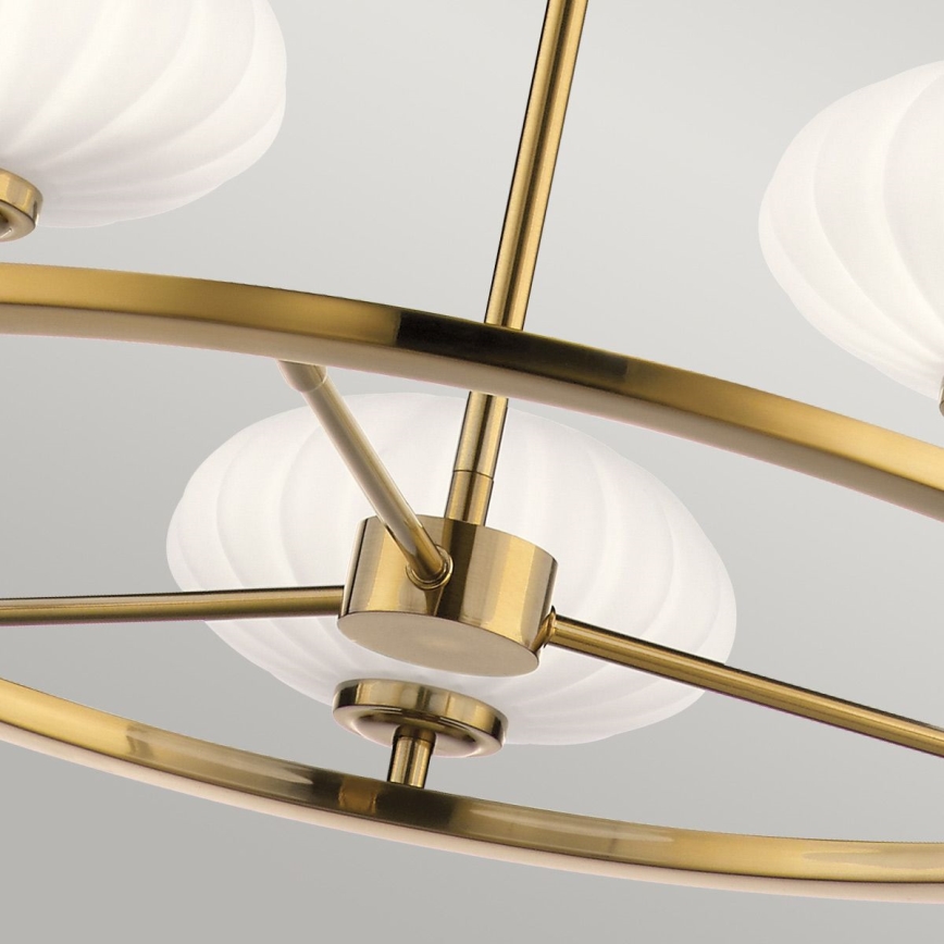 Quintiesse - Lustre LED à tige pour salle de bains PIM 5xG9/3W/230V Ø 71,1 cm IP44 doré