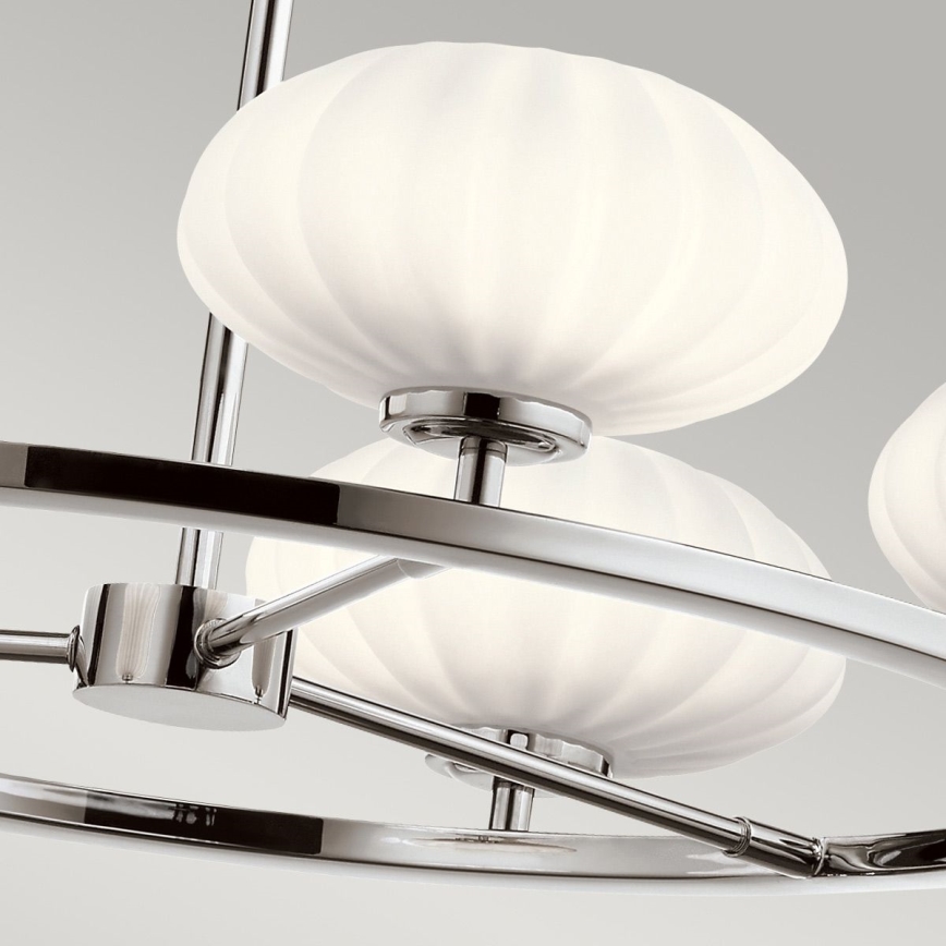 Quintiesse - Lustre LED pour salle de bains sur tige PIM 5xG9/3W/230V Ø 71,1 cm IP44 chrome brillant