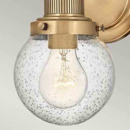Quintiesse - Badezimmer-Wandleuchte POPPY 1xE27/60W/230V IP44 gold