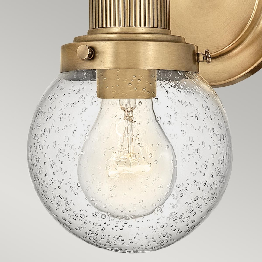Quintiesse - Badezimmer-Wandleuchte POPPY 1xE27/60W/230V IP44 gold