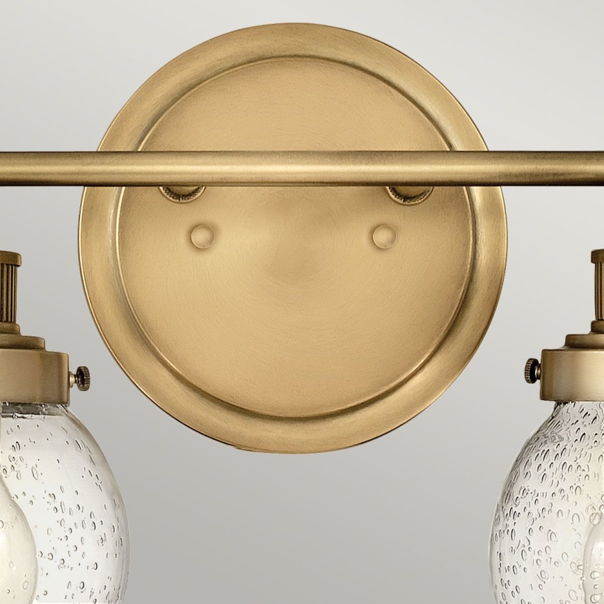 Quintiesse - Applique murale de salle de bains POPPY 2xE27/60W/230V IP44 dorée