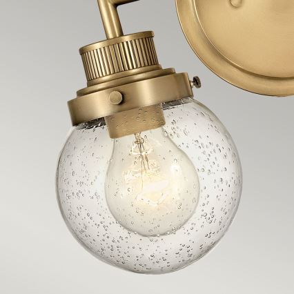 Quintiesse - Applique murale de salle de bains POPPY 2xE27/60W/230V IP44 dorée
