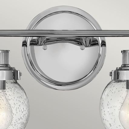 Quintiesse - Applique da bagno POPPY 2xE27/60W/230V IP44 cromo lucido