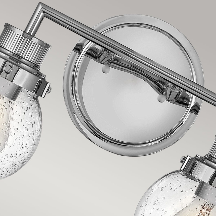 Quintiesse - Applique da bagno POPPY 2xE27/60W/230V IP44 cromo lucido