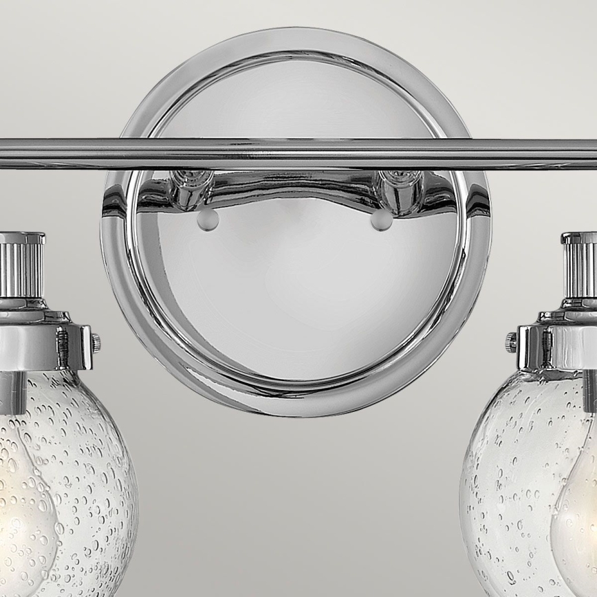 Quintiesse - Applique murale pour salle de bains POPPY 2xE27/60W/230V IP44 chrome brillant