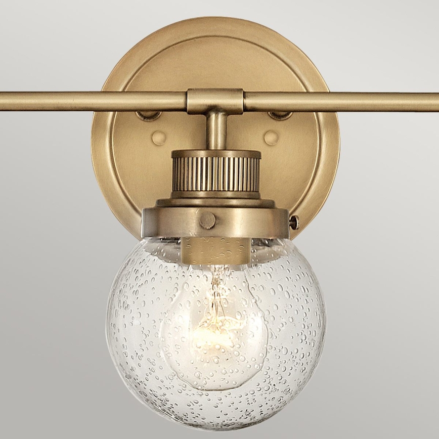 Quintiesse - Applique murale pour salle de bains POPPY 3xE27/60W/230V IP44 dorée