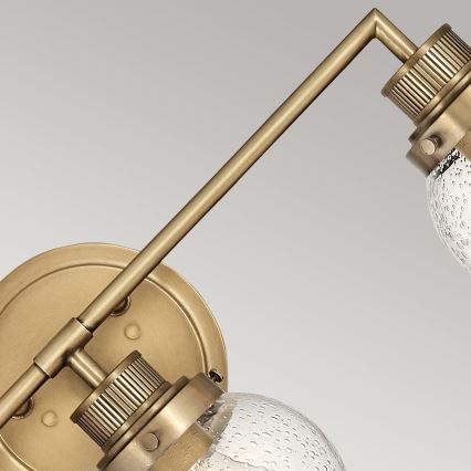 Quintiesse - Applique murale pour salle de bains POPPY 3xE27/60W/230V IP44 dorée