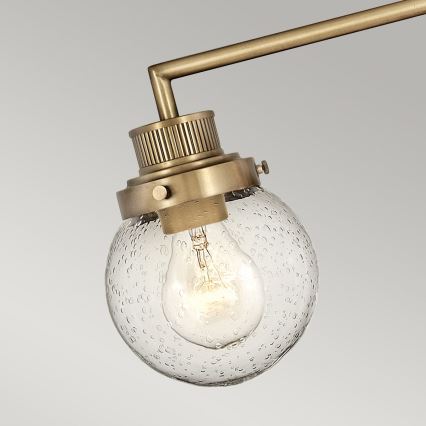 Quintiesse - Badezimmer-Wandleuchte POPPY 3xE27/60W/230V IP44 goldfarben