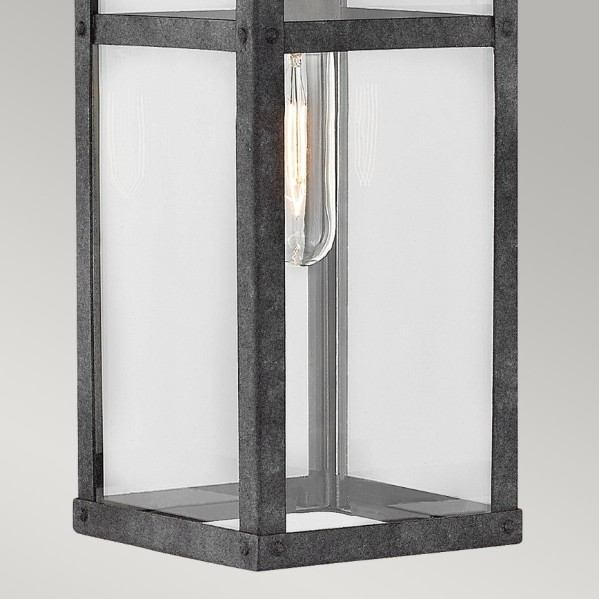 Quintiesse - Applique murale d'extérieur PORTER M 1xE27/60W/230V IP44 noire