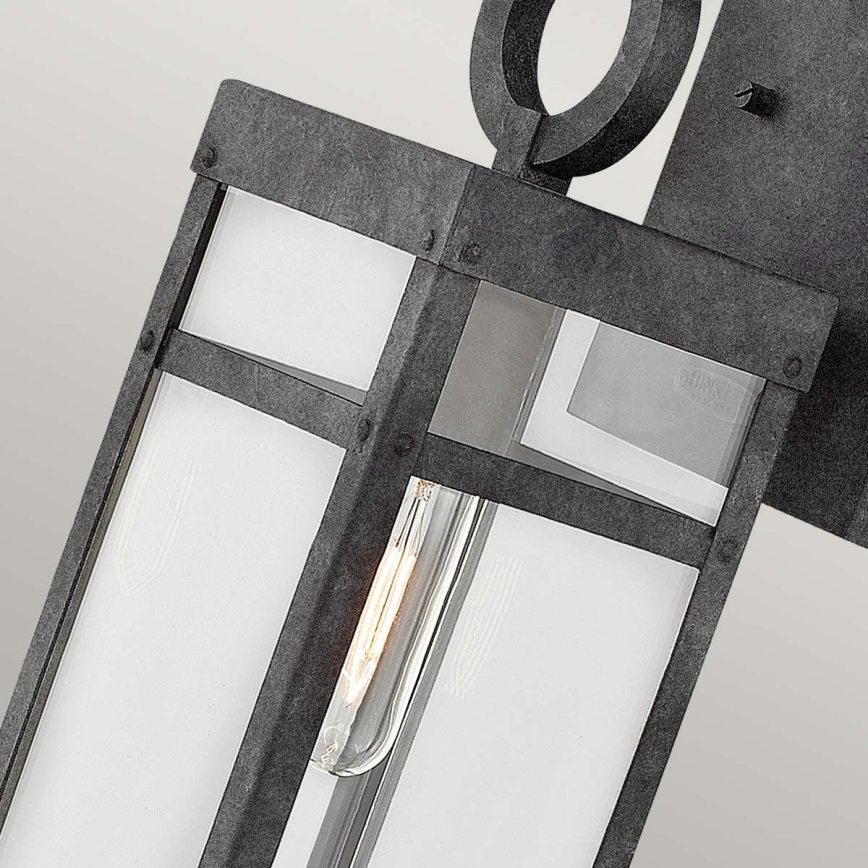 Quintiesse - Außenwandleuchte PORTER M 1xE27/60W/230V IP44 schwarz