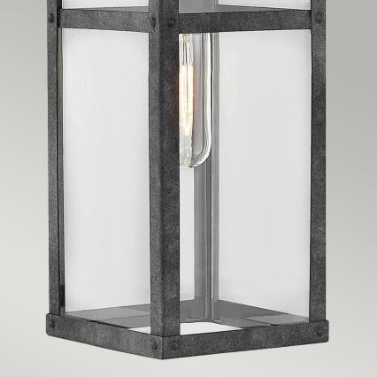 Quintiesse - Außenwandleuchte PORTER M 1xE27/60W/230V IP44 schwarz