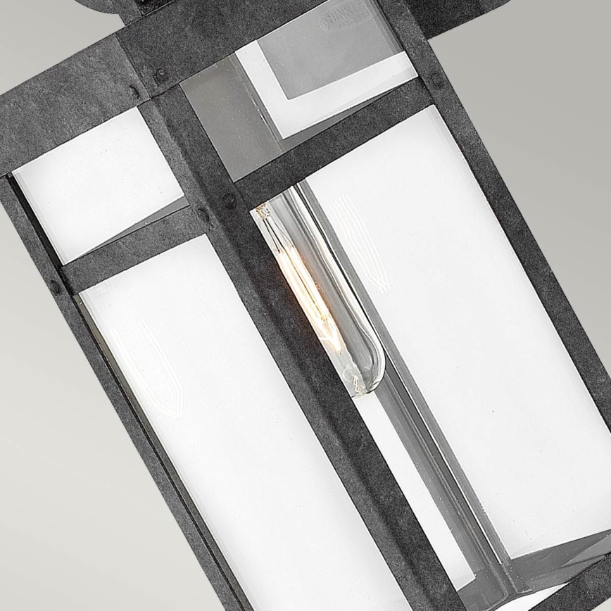 Quintiesse - Außenwandleuchte PORTER M 1xE27/60W/230V IP44 schwarz