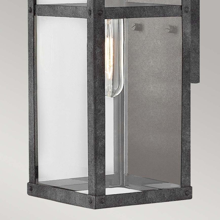 Quintiesse - Applique murale d'extérieur PORTER S 1xE27/60W/230V IP44 noire