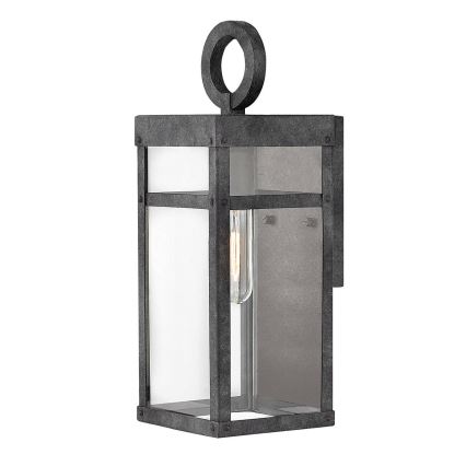 Quintiesse - Außenwandleuchte PORTER S 1xE27/60W/230V IP44 schwarz