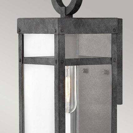 Quintiesse - Außenwandleuchte PORTER S 1xE27/60W/230V IP44 schwarz