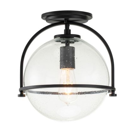Quintiesse - Deckenleuchte SOMERSET 1xE27/60W/230V Ø 28,2 cm schwarz