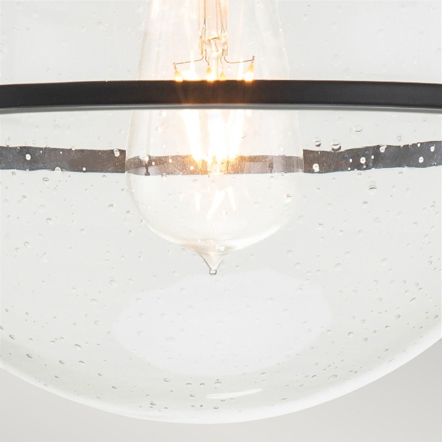 Quintiesse - Deckenleuchte SOMERSET 1xE27/60W/230V Ø 28,2 cm schwarz