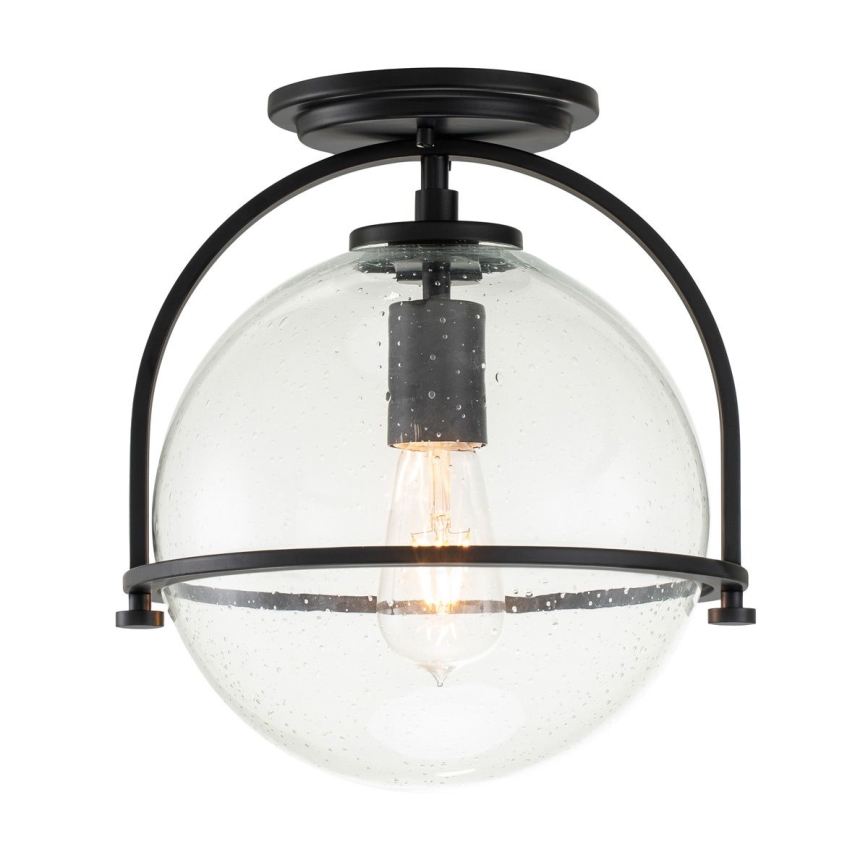 Quintiesse - Plafonnier SOMERSET 1xE27/60W/230V Ø 28,2 cm noir