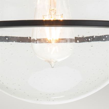 Quintiesse - Plafonnier SOMERSET 1xE27/60W/230V Ø 28,2 cm noir