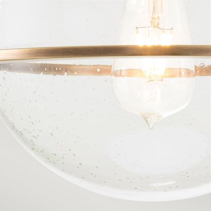 Quintiesse - Deckenleuchte SOMERSET 1xE27/60W/230V Ø 28,2 cm goldfarben